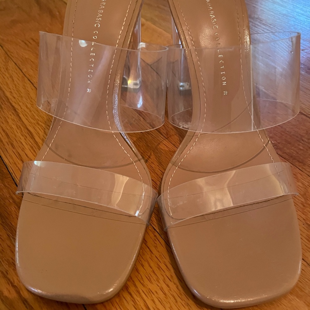 Zara Clear Heels
